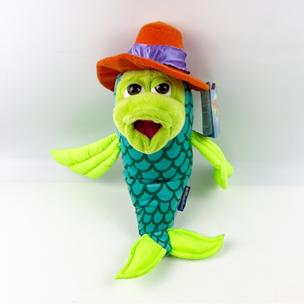NWT Vintage Wisharoo Park Wisherfish Fish Plush Bestever PBS Stuffed Animal RARE